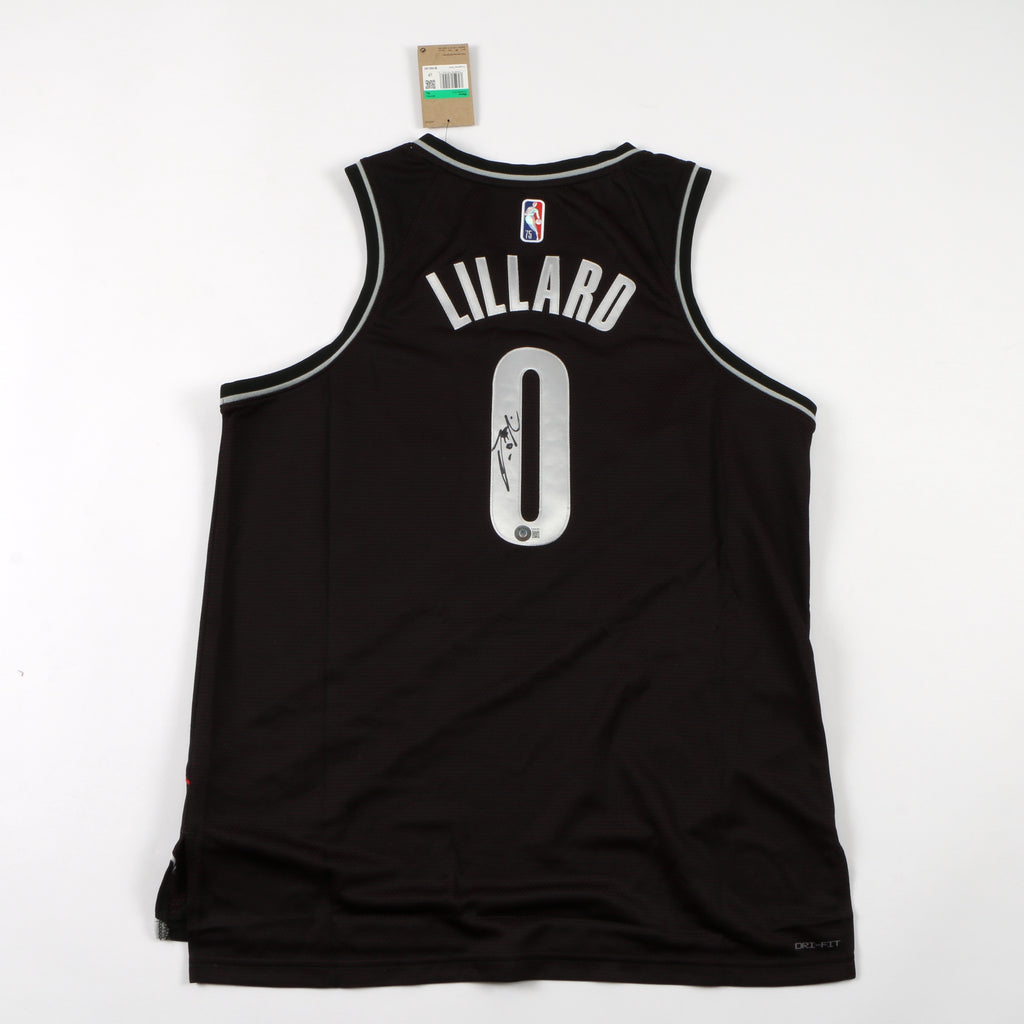 Damian Lillard Signed Jersey Portland Trail Blazers Beckett