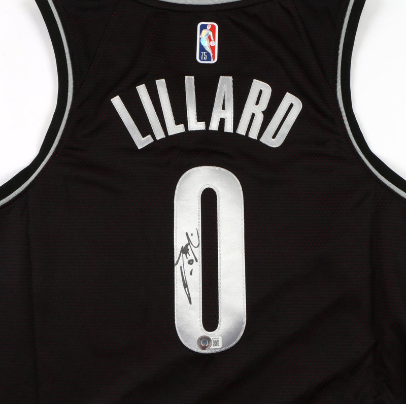 Damian Lillard Signed Jersey Portland Trail Blazers Beckett