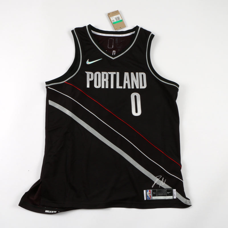 Damian Lillard Signed Jersey Portland Trail Blazers Beckett