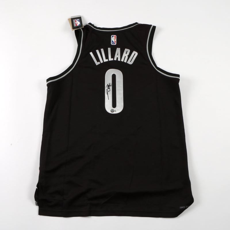 Damian Lillard Signed Jersey Portland Trail Blazers Beckett