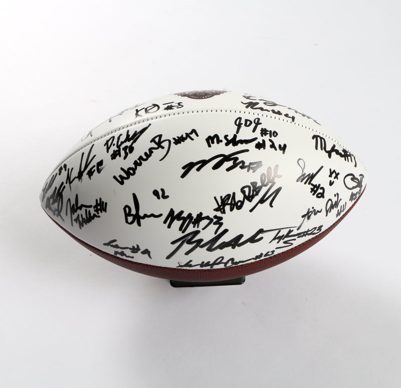 Georgia Bulldogs 2022 Team Signed Football Stetson Bennett Ladd Brock National Champs BAS AC32298