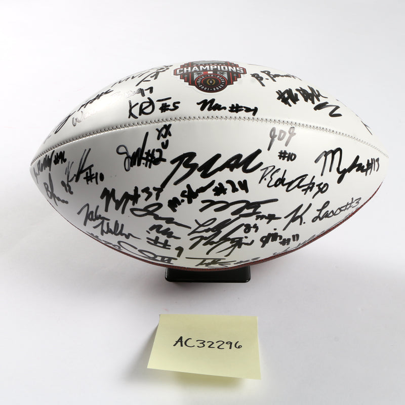 Georgia Bulldogs 2022 Team Signed Football Stetson Bennett Ladd Brock National Champs BAS AC32296