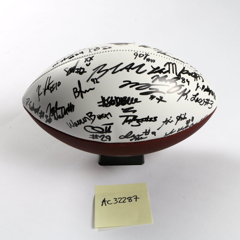 Georgia Bulldogs 2022 Team Signed Football Stetson Bennett Ladd Brock National Champs BAS AC32287