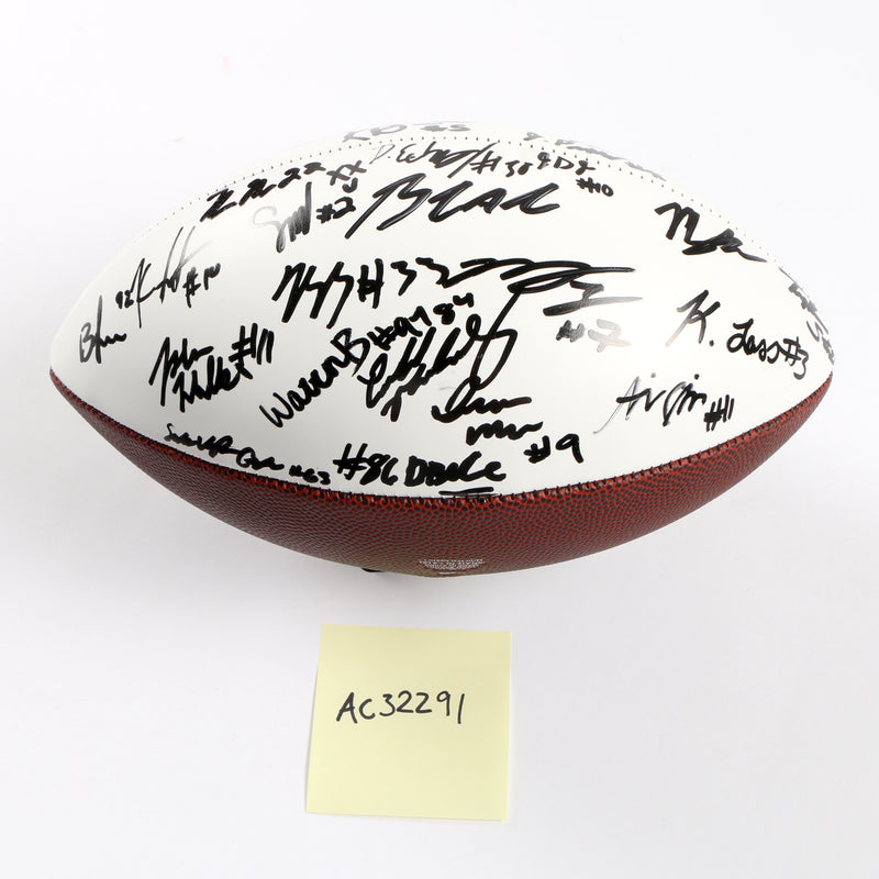 Georgia Bulldogs 2022 Team Signed Football Stetson Bennett Ladd Brock National Champs BAS AC32291