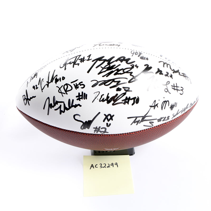 Georgia Bulldogs 2022 Team Signed Football Stetson Bennett Ladd Brock National Champs BAS AC32299