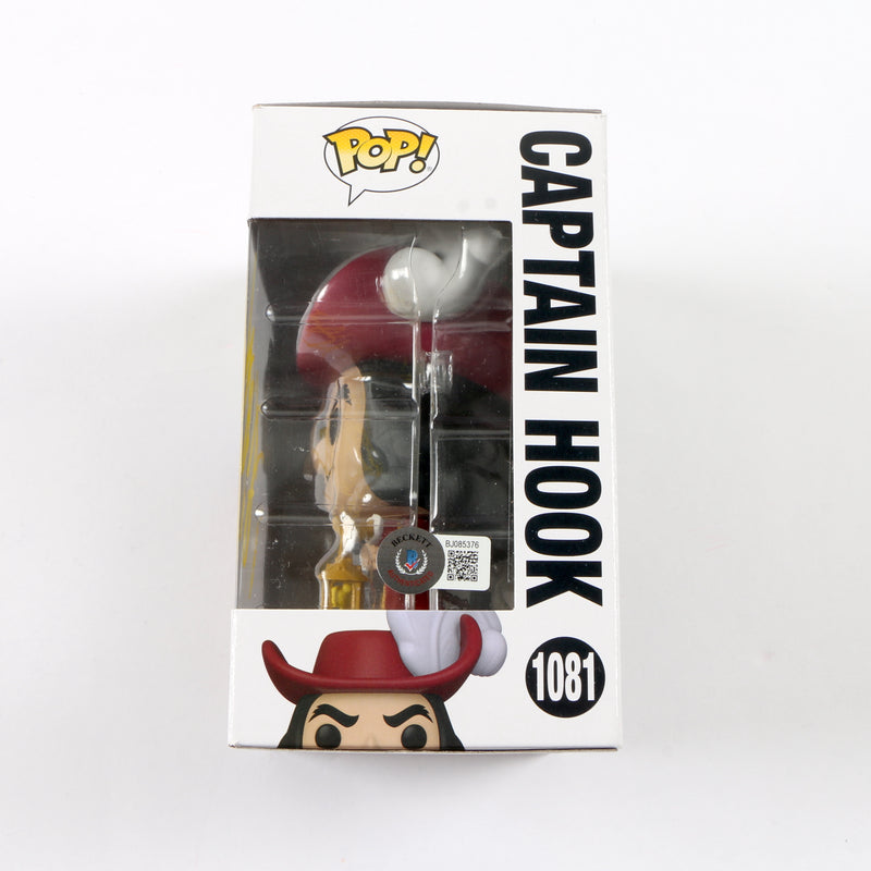 Dustin Hoffman Signed Funko Pop #1081 Captain Hook Disney Villains Beckett