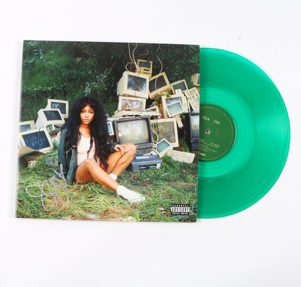 SZA Signed Vinyl Cover Ctrl Album Vinyl SZA Autograph Beckett