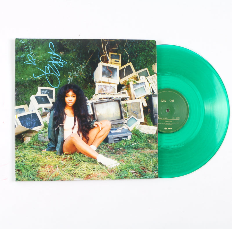 SZA Signed Vinyl Cover Ctrl Album Vinyl SZA Autograph Beckett