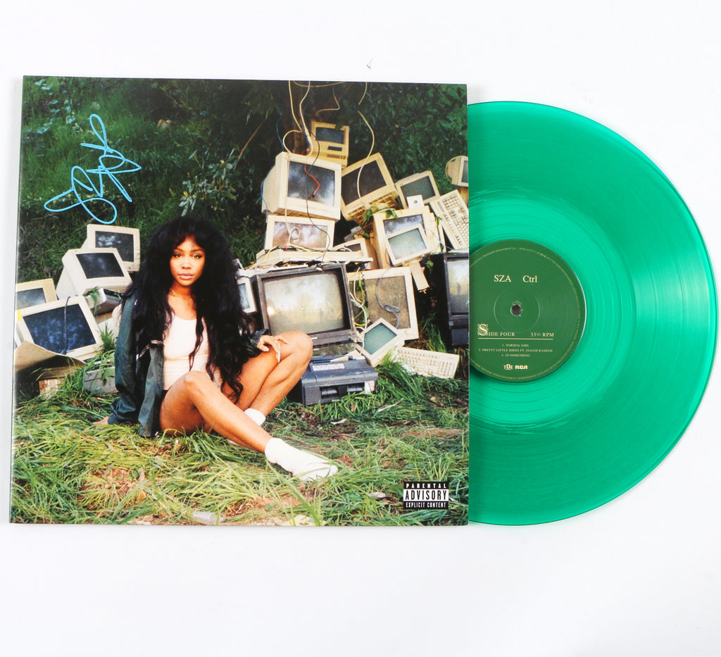 SZA Signed Vinyl Cover Ctrl Album Vinyl SZA Autograph Beckett