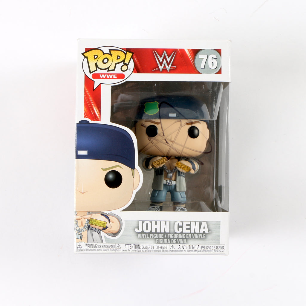 John Cena Signed Funko Pop #76 WWE John Cena Beckett