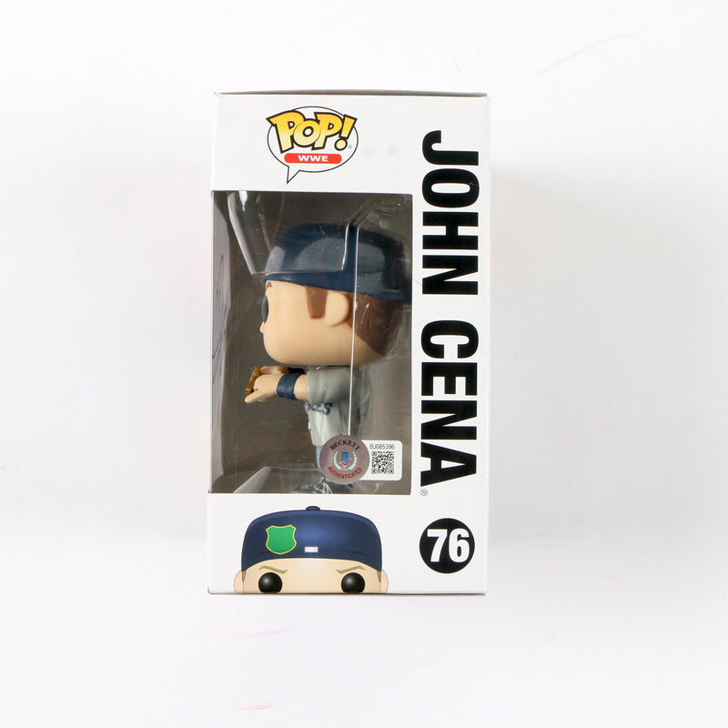 John Cena Signed Funko Pop #76 WWE John Cena Beckett