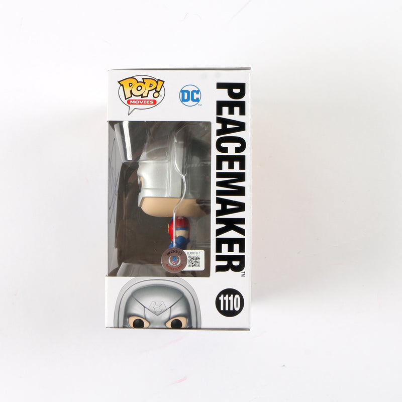 John Cena Signed Funko Pop #1110 Peacemaker Suicide Squad Beckett