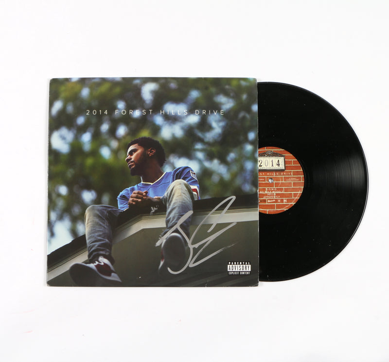 J Cole Signed Vinyl 2014 Forest Hills Drive J Cole Auto Beckett