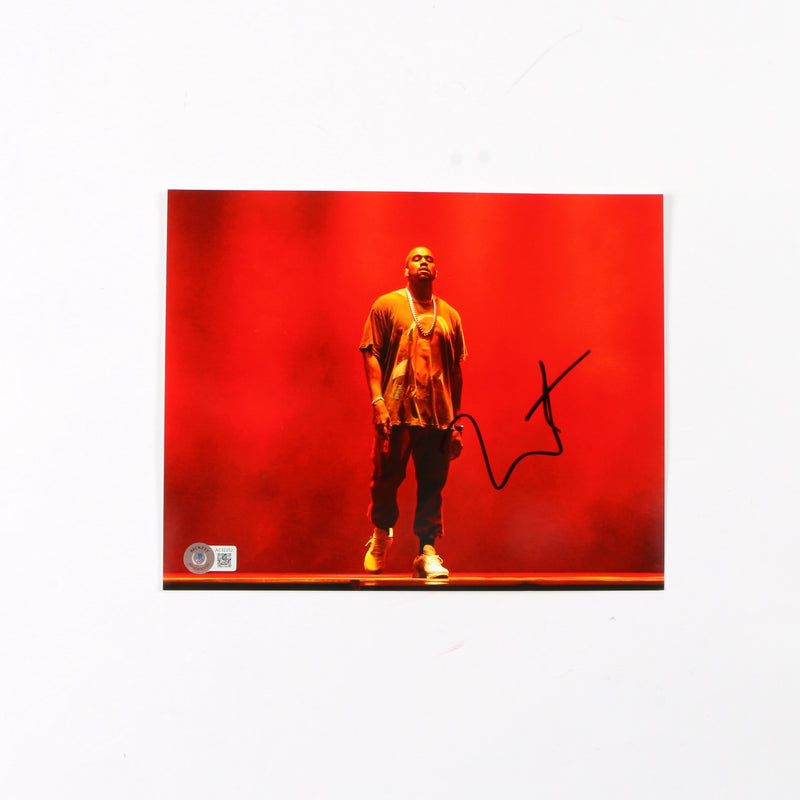 Kanye West Signed 8x10 Photo Yeezy Ye Beckett