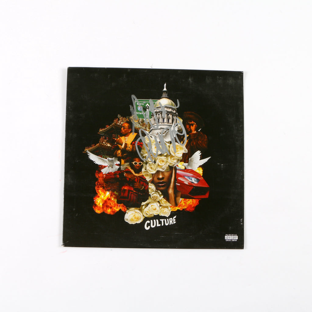 Quavo Signed Vinyl Cover The Culture Quavo honcho autograph Beckett