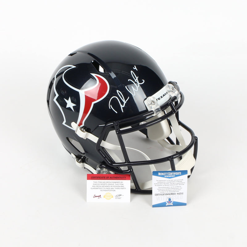 Deshaun Watson Signed Houston Texans Full Size Helmet