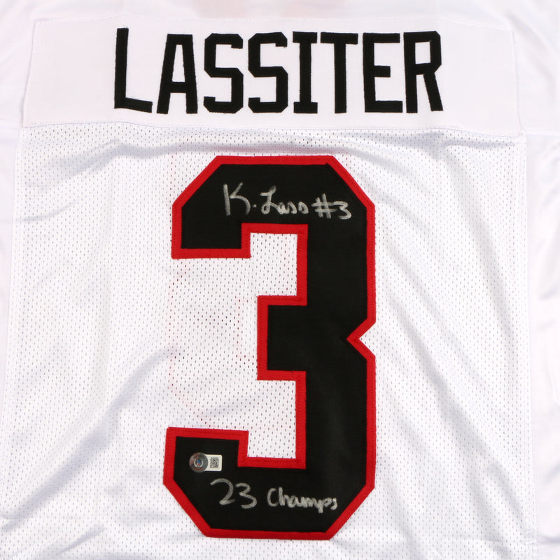 Kamari Lassiter Signed Jersey Georgia Bulldogs Beckett