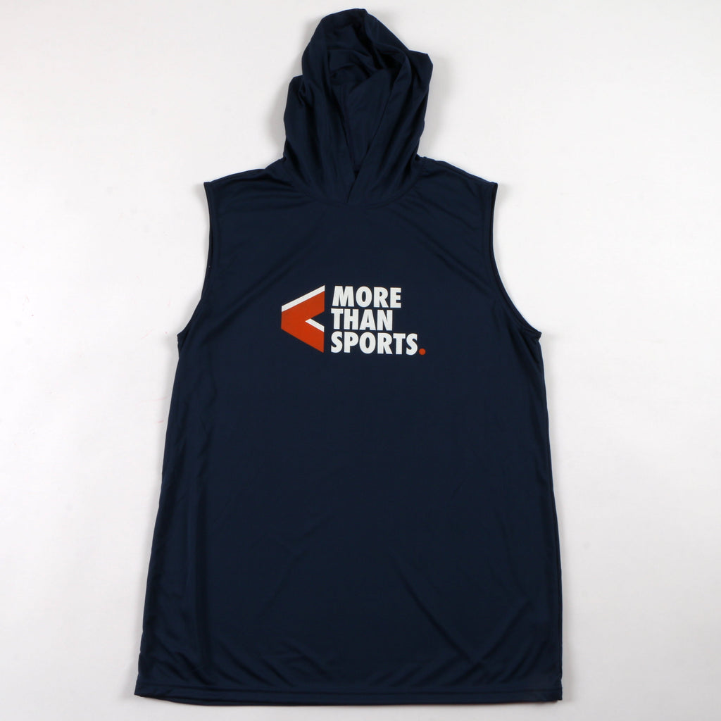 More Than Sports Cut off Hoodie M
