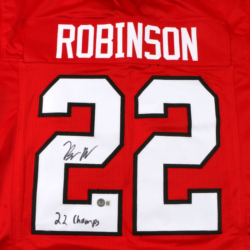 Branson Robinson Signed Jersey Georgia Bulldogs Beckett