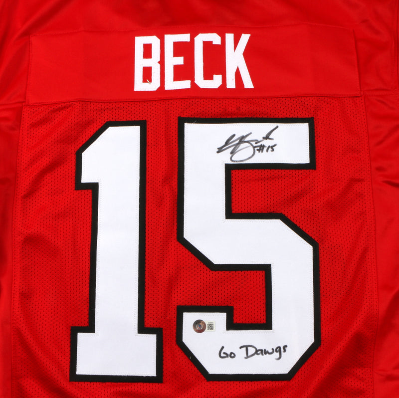 Carson Beck Signed Jersey Georgia Bulldogs Beckett