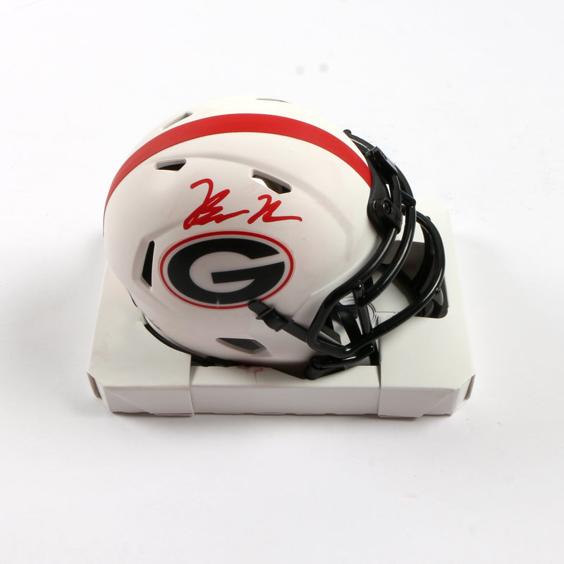 Branson Robinson Signed Mini Helmet Georgia Bulldogs Beckett