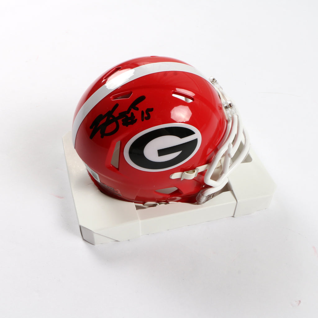 Carson Beck Signed Mini Helmet Georgia Bulldogs Beckett