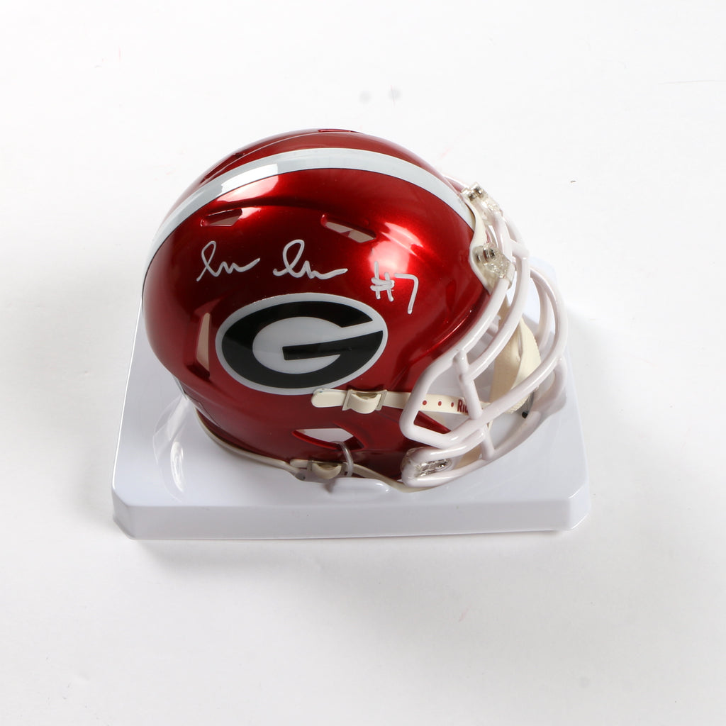 Lawson Luckie Signed Mini Helmet Georgia Bulldogs Beckett