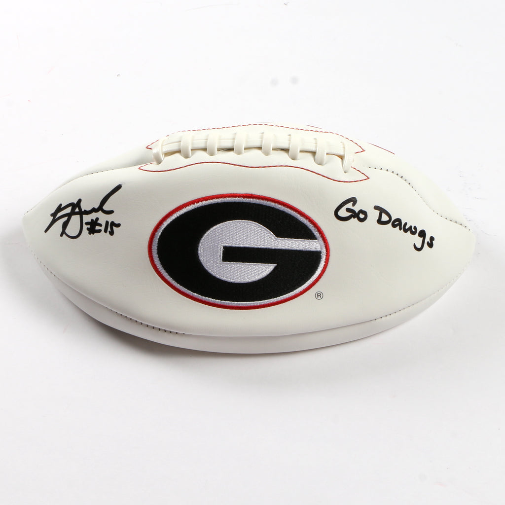 Carson Beck Signed Football Georgia Bulldogs Beckett