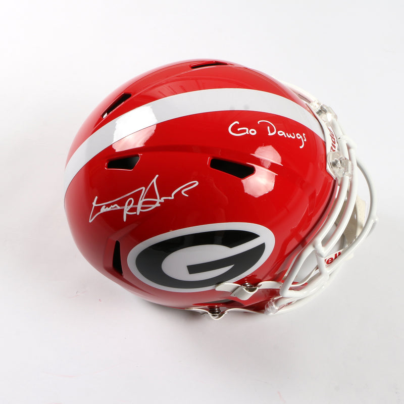 Carson Beck Signed Helmet Full size Replica Georgia Bulldogs Beckett