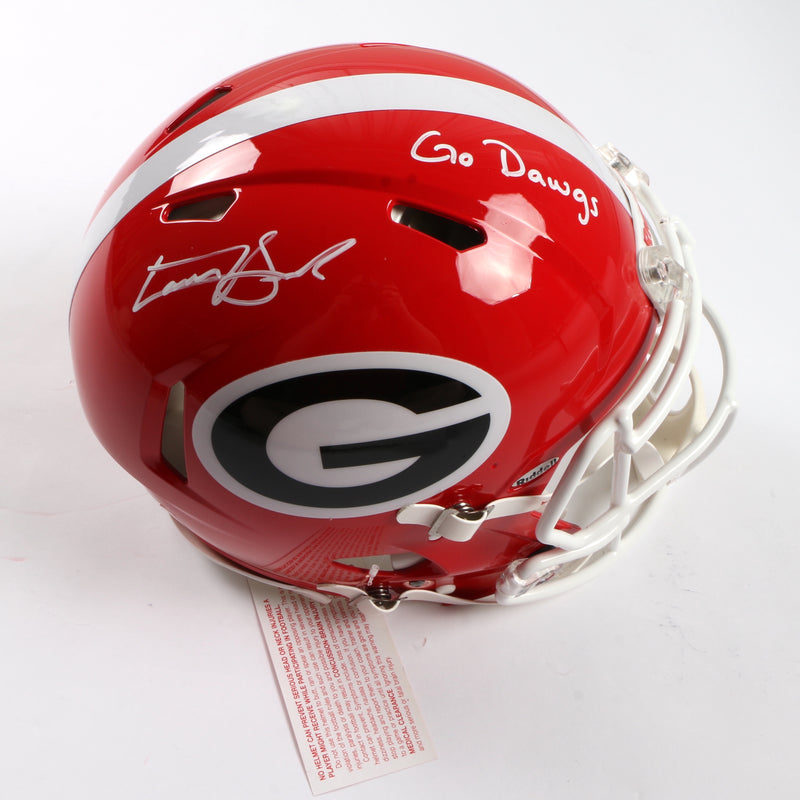 Carson Beck Signed Helmet Full size Authentic Georgia Bulldogs Beckett