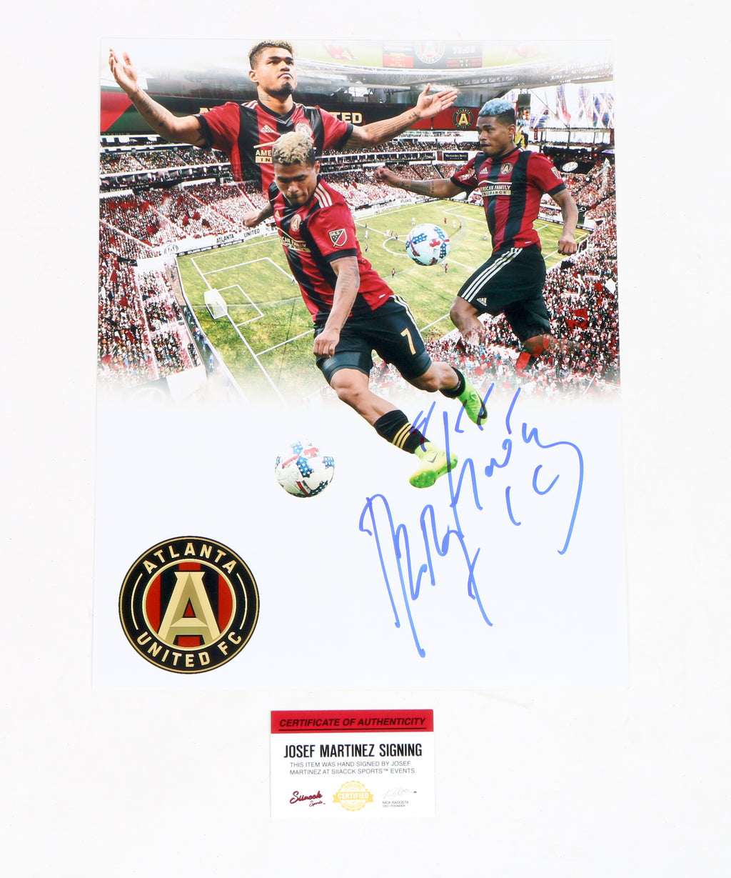 Josef Martinez signed 11x14 Atlanta United FC