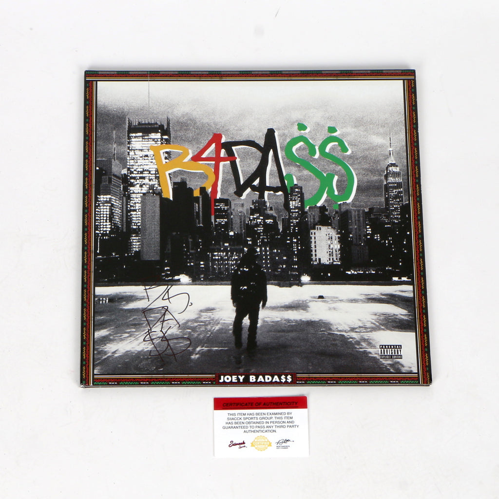 Joey Badass Signed Badass Vinyl