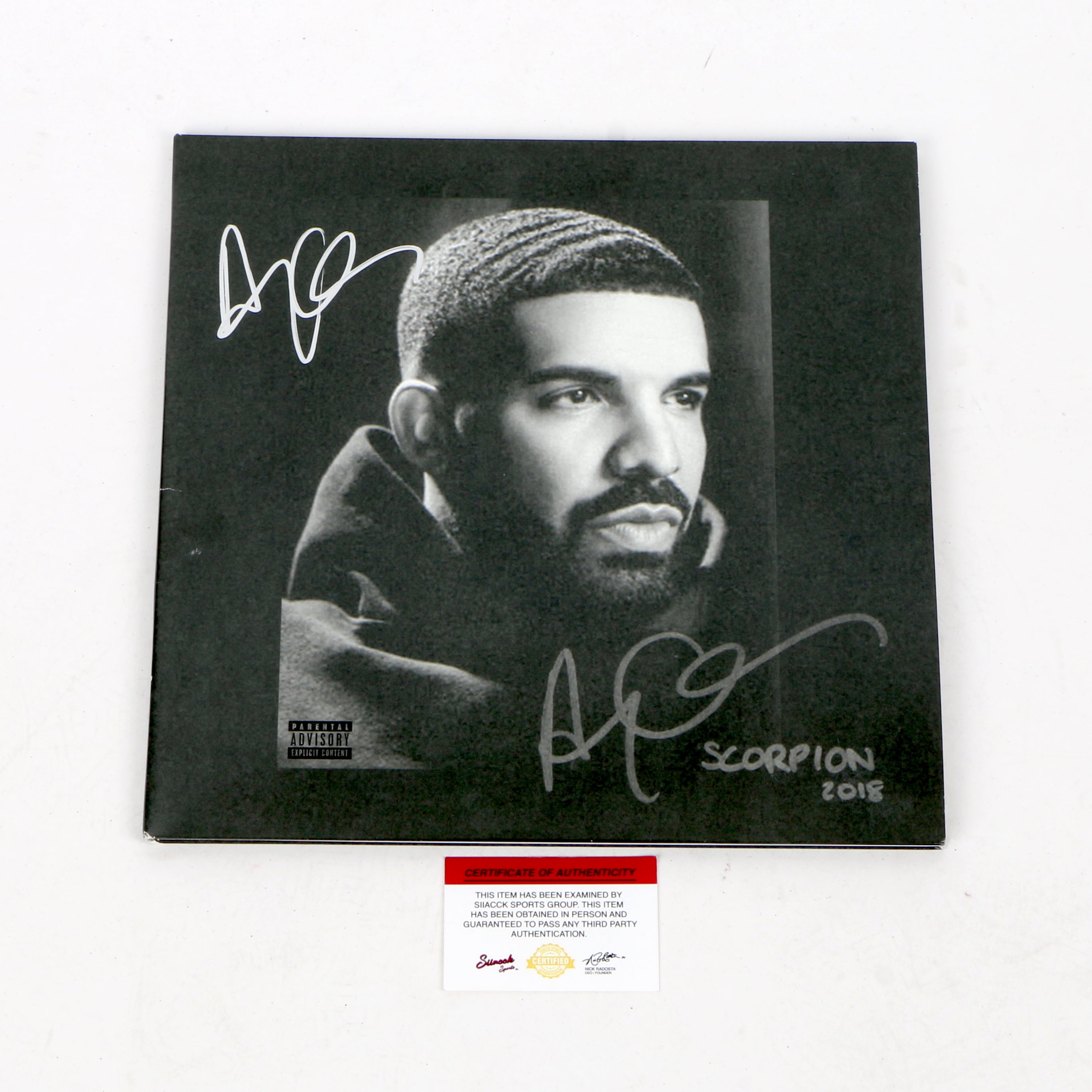 Drake Scorpion サイン入りレコード Drake Signed Scorpion Vinyl – More Than Sports