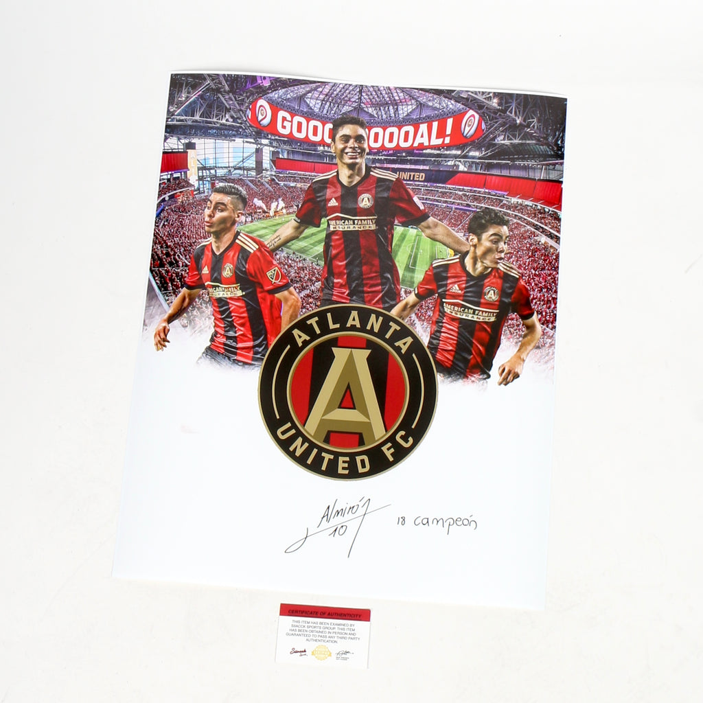 Miguel Almiron 16x20 18 Champions Goal Stadium Edit Atlanta United FC Inscribed