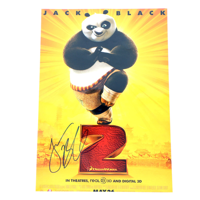 Jack Black Kung Fu Panda 12x18 Signed Movie Poster