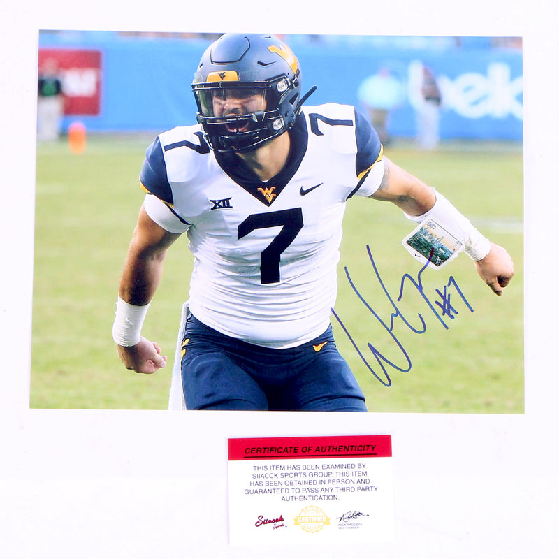 Will Grier Signed 8x10 Photo West Virginia Mountaineers