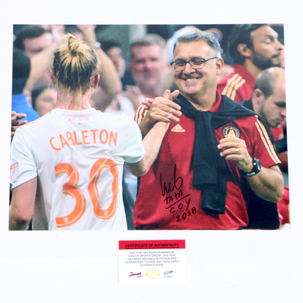 Tata Martino Signed 11x14 Coaching COY 18 Atlanta United FC