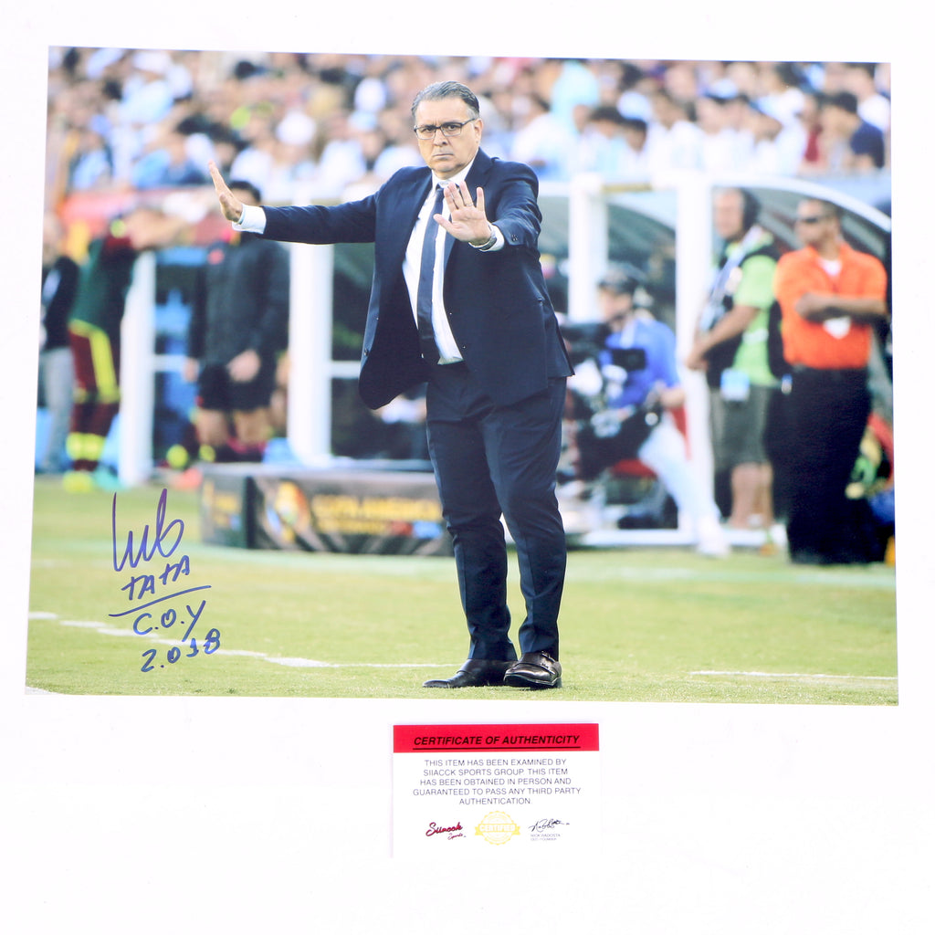 Tata Martino Signed 11x14 Coaching COY 18 Atlanta United FC