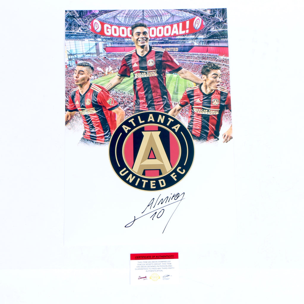 Miguel Almiron 12x18 Goal Stadium Edit Atlanta United FC