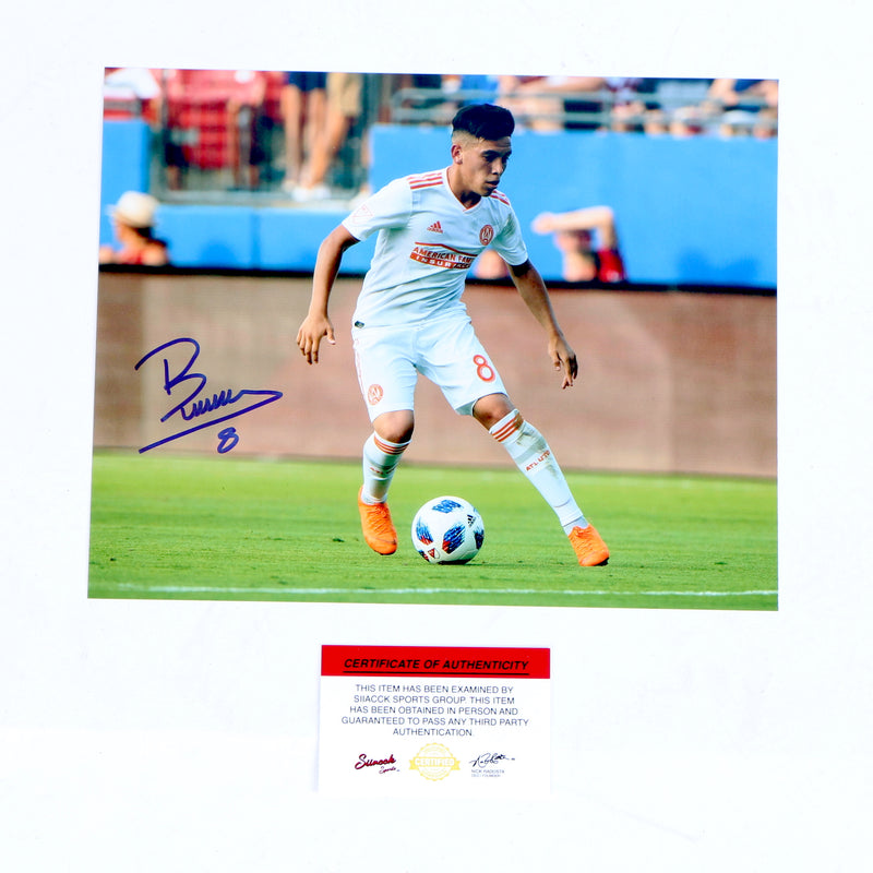 Ezequiel Barco Signed 8x10 Dribbling Ball Atlanta United FC