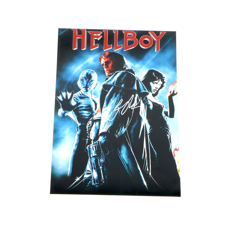 Ron Perlmen Hellboy Signed 12x18 Movie Poster