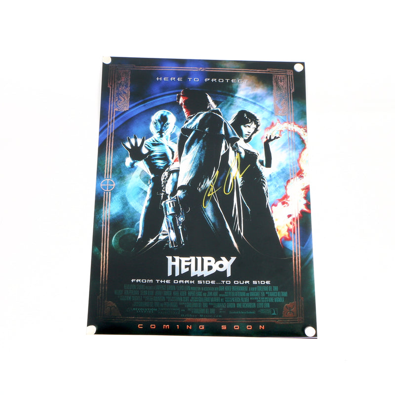 Ron Perlmen Hellboy Signed 12x18 Movie Poster