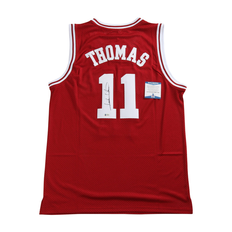 Isiah Thomas Signed Indiana Hoosiers Pistons