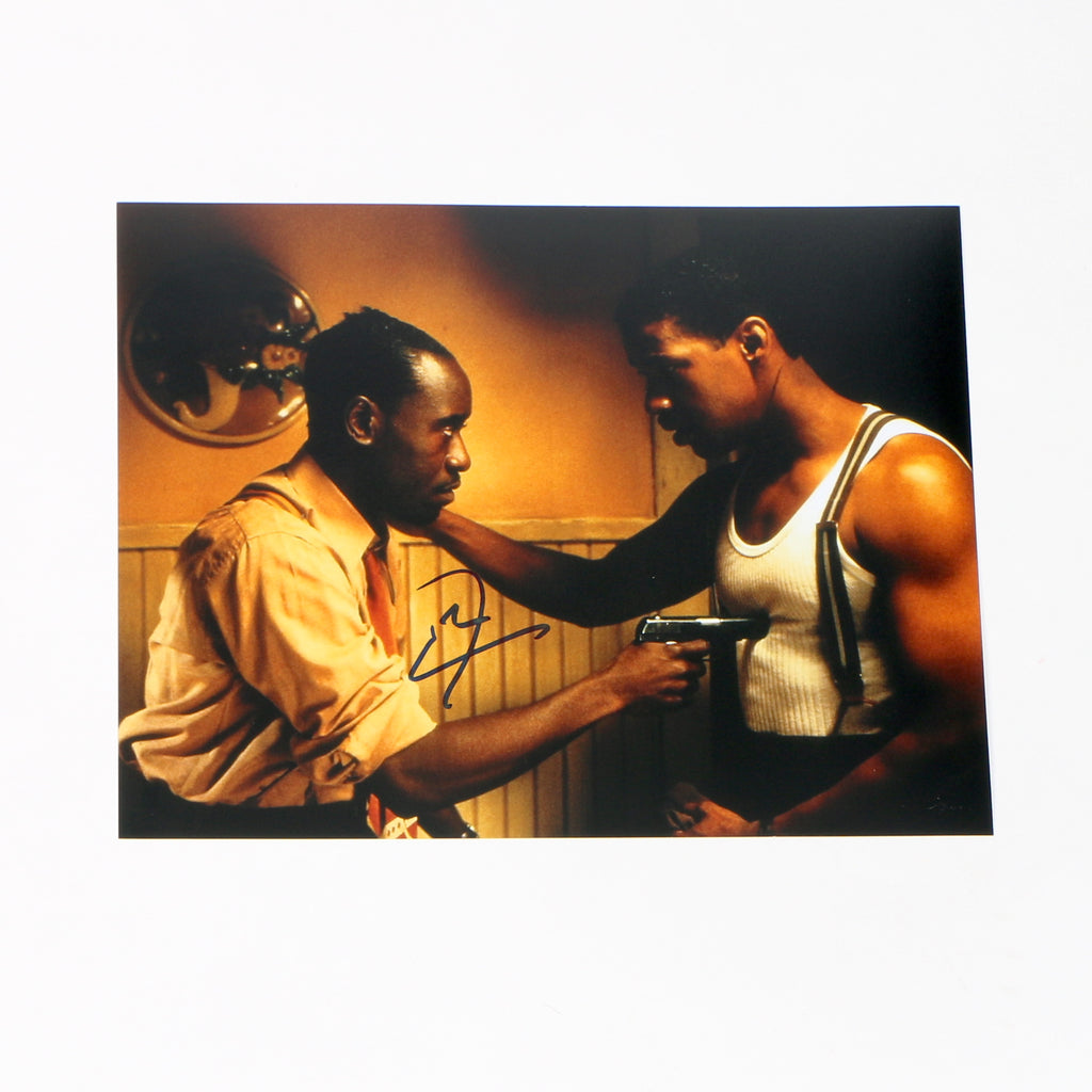 Don Cheadle Signed 8x10 Gun Denzel Washington