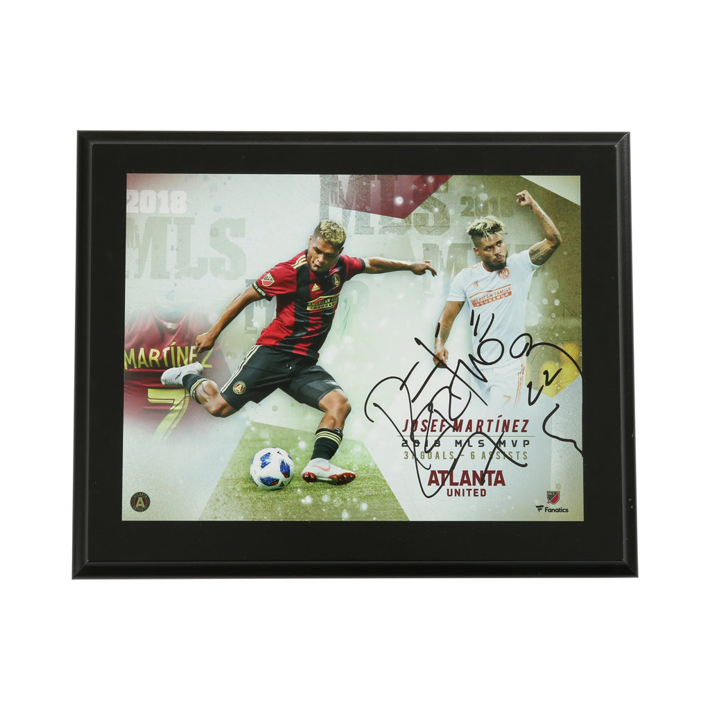 Josef Martinez signed MVP Plaque Atlanta United FC