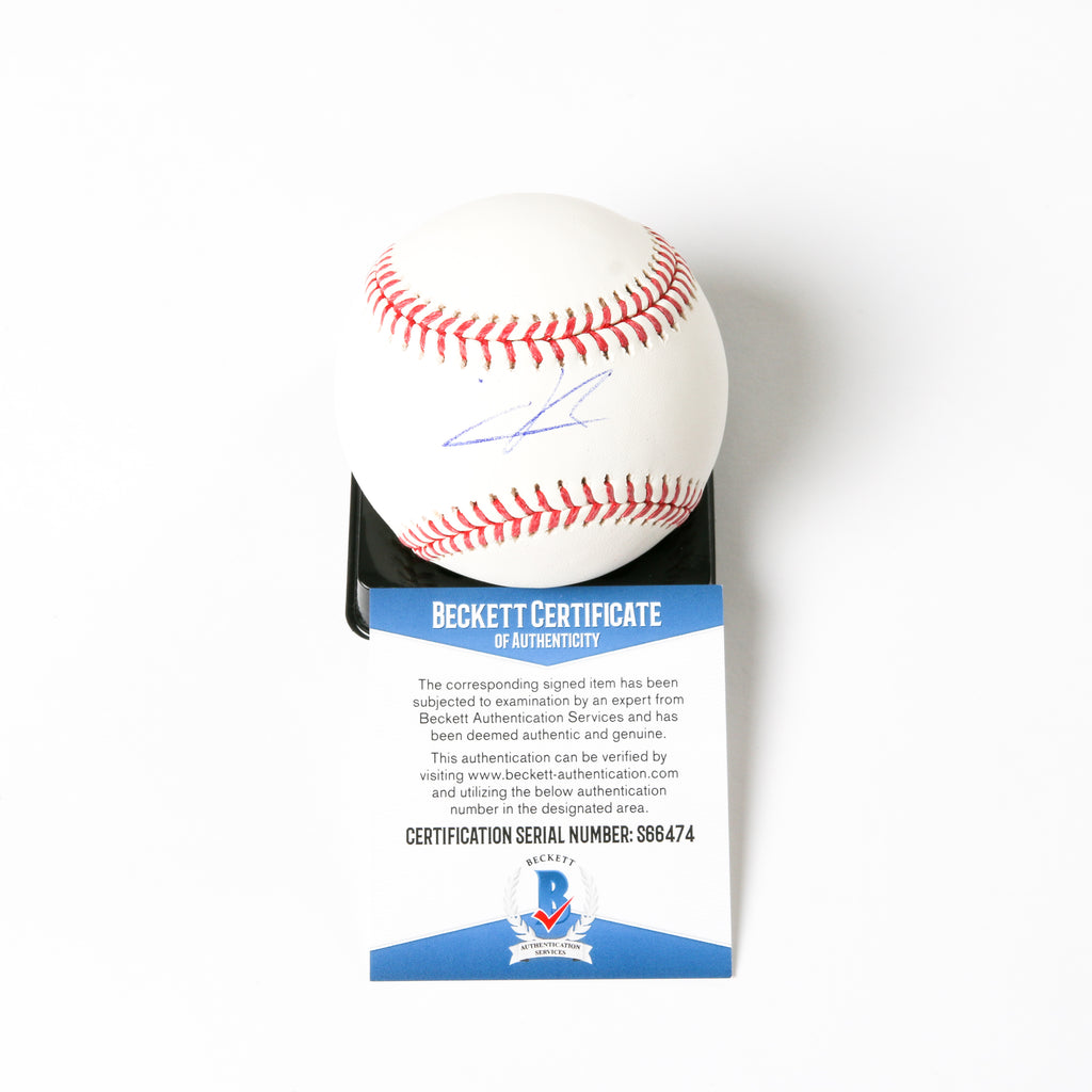 Christian Pache Signed Baseball Atlanta Braves