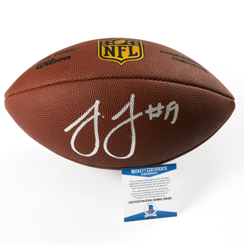 Ju Ju Smith Schuster Signed Football Pittsburgh Steelers