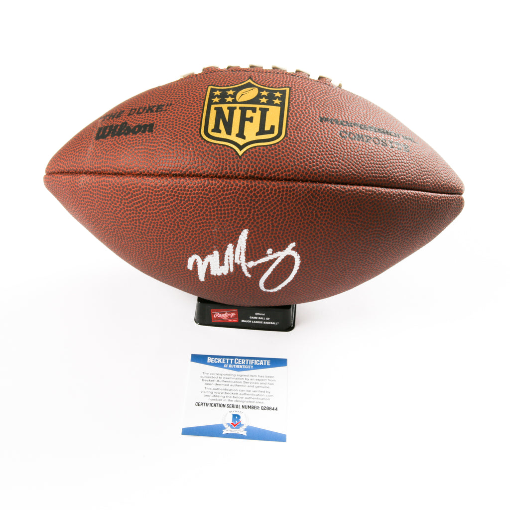Mike Singletary Signed Football Chicago Bears