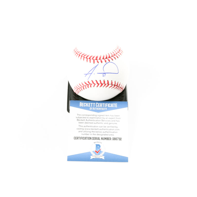 Alex Wood Signed Baseball Los Angeles Dodgers