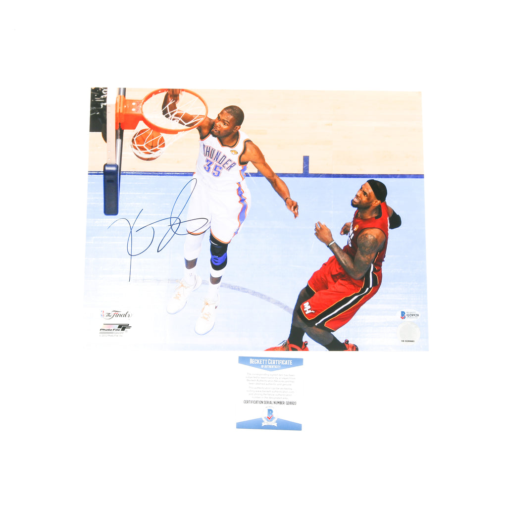 Kevin Durant Signed 11x14 Finals Photo